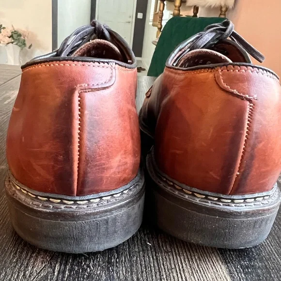 Allen Edmonds Badlands Brown Leather Oxford Shoes - Picture 4 of 10